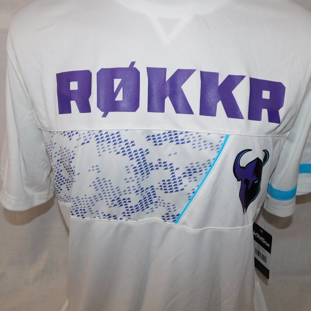 Call of Duty League Rokkr Minnesota White Pro Jersey Shirt New w Tag Mens L - Picture 2 of 15